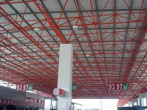 廣東河源市城北加氣站網(wǎng)架