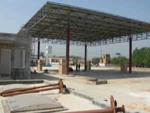 五沙加油站網(wǎng)架