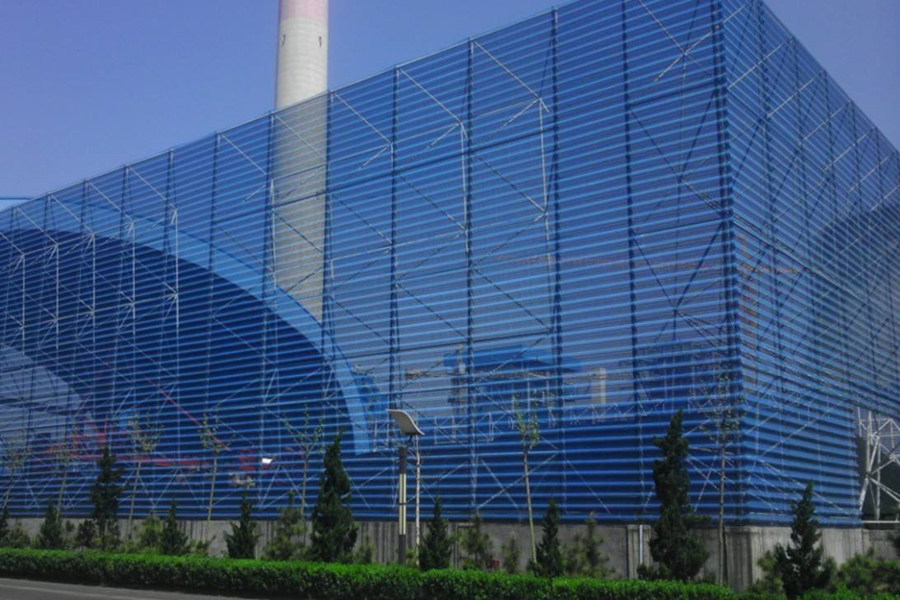 擋風墻網(wǎng)架案例