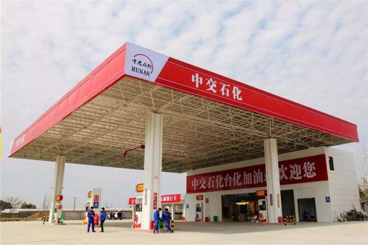 中交石化加油站鋼結構網架