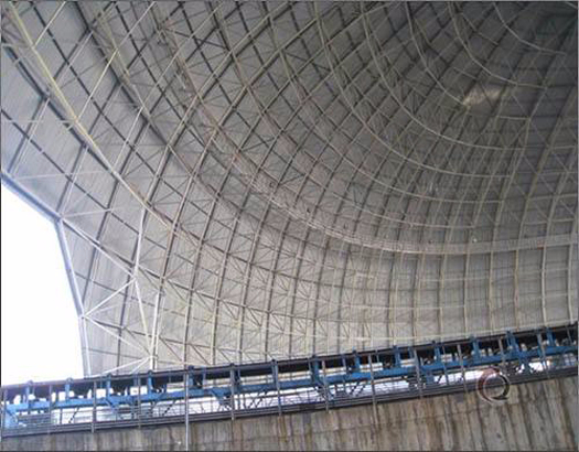 長沙電廠干煤棚網架工程