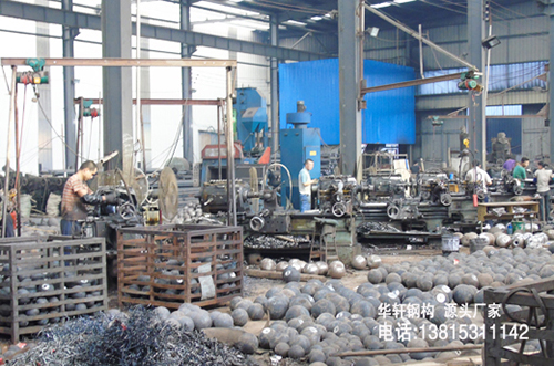 網架配件螺栓球車間